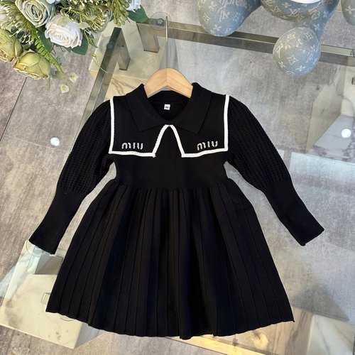 Miu Miu Girls Knit Dress - Soft & Stylish