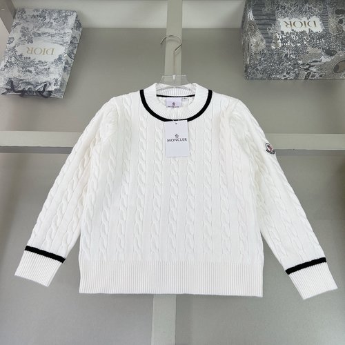 Moncler Premium Unisex Kids Wool-Blend Sweater Soft Stylish