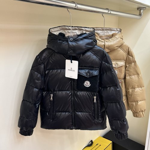 Moncler Kids Down Jacket Boys Girls Warm Windproof White Duck Down