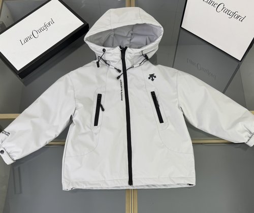 Descente Kids Premium Down Jacket with Waterproof Fabric & 90 White Duck Down