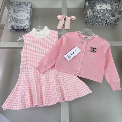 Chanel High-end Girls Outfit Set - Comfortable & Stylish 