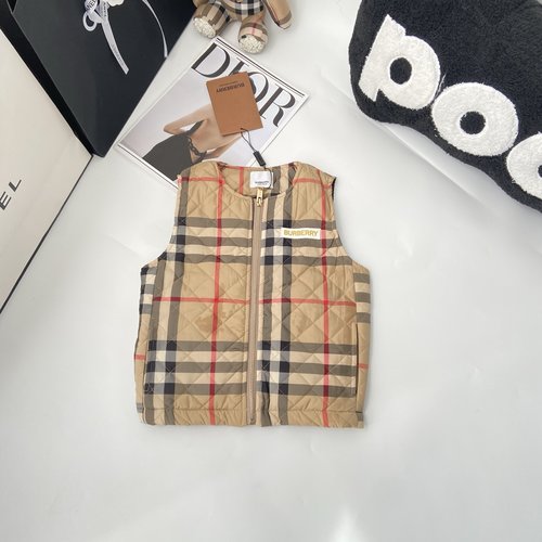 Burberry Unisex Baby & Kids High-End Vest Jacket - Comfortable & Stylish