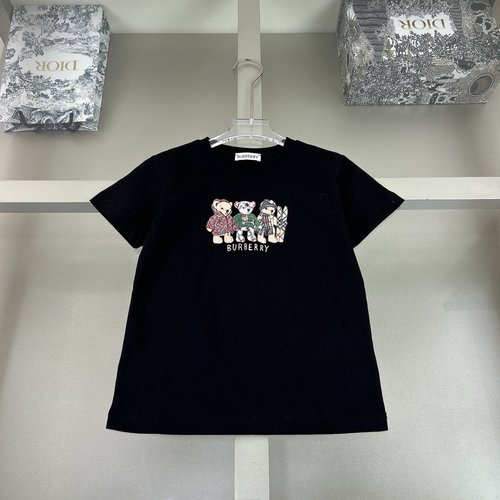 Burberry Kids Premium Colorful Knight Logo T-Shirt, Comfortable & Stylish 