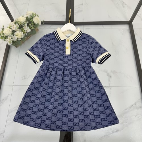 Gucci Girls 100 Cotton Dress Comfortable & Stylish 