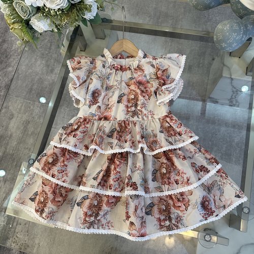 D & G Girls Floral Dress, Cute & Comfortable