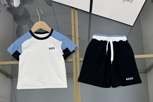 Boss Unisex Kids Cotton Logo Set, Comfortable & Stylish