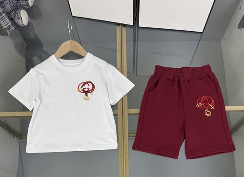 Gucci Kids Set with GG Print & Webbing Trim, Comfortable